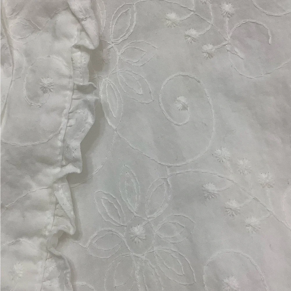 Eileen West Women’s White Embroidered Robe Vintage Y2K - Picture 7 of 10